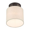 Livex Lighting 1 Lt English Bronze  Semi Flush - 49807-92