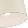 Livex Lighting 1 Lt Antique Brass Semi Flush - 49809-01