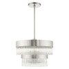 Livex Lighting 5 Lt Brushed Nickel Chandelier - 49824-91