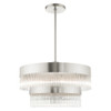 Livex Lighting 6 Lt Brushed Nickel Chandelier - 49825-91