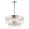 Livex Lighting 6 Lt Brushed Nickel Chandelier - 49825-91