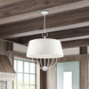 Livex Lighting 6 Lt White Pendant Chandelier - 49846-03