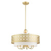 Livex Lighting 7 Lt Soft Gold Pendant Chandelier - 49866-33