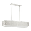 Livex Lighting 6 Lt Brushed Nickel Linear Chandelier - 49868-91