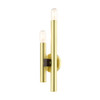 Livex Lighting 2 Lt Satin Brass Ada Double Sconce - 49992-12