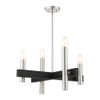 Livex Lighting 4 Lt Brushed Nickel Chandelier - 49994-91