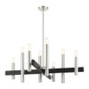 Livex Lighting 8 Lt Brushed Nickel Chandelier - 49998-91