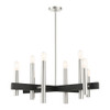 Livex Lighting 8 Lt Brushed Nickel Chandelier - 49998-91