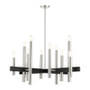 Livex Lighting 12 Lt Brushed Nickel Chandelier - 49999-91