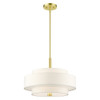 Livex Lighting 4 Lt Satin Brass Chandelier - 50874-12