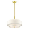 Livex Lighting 4 Lt Satin Brass Chandelier - 50874-12