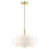 Livex Lighting 4 Lt Satin Brass Chandelier - 50874-12