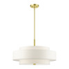 Livex Lighting 5 Lt Satin Brass Chandelier - 50875-12