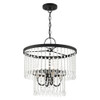 Livex Lighting 4 Lt Black Pendant Chandelier - 51064-04