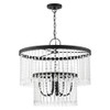 Livex Lighting 5 Lt Black Pendant Chandelier - 51065-04