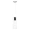 Livex Lighting 1 Lt Brushed Nickel Pendant - 51160-91