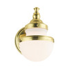 Livex Lighting 1 Lt Polished Brass Wall Sconce - 5711-02