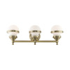 Livex Lighting 3 Lt Antique Brass Bath Vanity - 5713-01