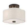 Livex Lighting 2 Lt English Bronze  Semi Flush - 58061-92