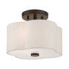 Livex Lighting 2 Lt English Bronze  Semi Flush - 58061-92