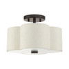 Livex Lighting 2 Lt English Bronze  Semi Flush - 58062-92