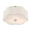 Livex Lighting 3 Lt Brushed Nickel Semi Flush - 58063-91