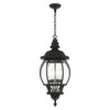 Livex Lighting 4 Lt Textured Black  Outdoor Pendant Lantern - 7705-14