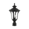 Livex Lighting 1 Lt Textured Black Outdoor Post Top Lantern - 7848-14