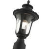 Livex Lighting 1 Lt Textured Black Outdoor Post Top Lantern - 7855-14