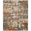 Amer Rugs Allure Clovis ALU-11 Orange Power-Loomed Area Rugs