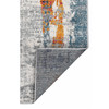 Amer Rugs Montana Joanna MON-10 Orange/Blue Power-Loomed Area Rugs