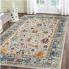 Amer Rugs Montana Filomina MON-6 Blue/Orange Power-Loomed Area Rugs