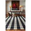 Capel Mercia Onyx 0403_375 Flat Woven Rugs - 7' 0" X 9' 0" Vertical Stripe Rectangle