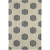 Capel Spots Blue 3631_450 Flat Woven Rugs