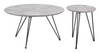 Kerris Coffee Table Set Gray & Black