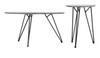 Kerris Coffee Table Set Gray & Black