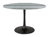 Central City Dining Table Gray & Black