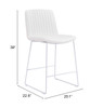 Mode Counter Chair (Set of 2) White