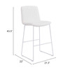 Mode Bar Chair (Set of 2) White