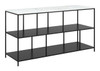 Singularity Console Table White & Black