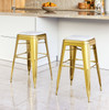 Marius Bar Chair Seat Cushion White