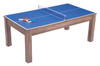 Bonkers 3 In 1 Table Brown With Pool Accessories