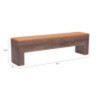 Set of 2 Bonkers Storage Bench Brown