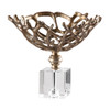 Uttermost Tiana Metallic Gold Bowl