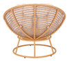 Paz Accent Chair Beige & Natural