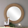 Uttermost Aziza Gold Round Mirror