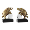 Uttermost Circus Act Gold Elephant Bookends, S/2