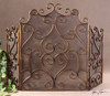 Uttermost Kora Metal Fireplace Screen