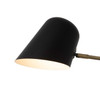 Nova of California Culver 86" 3 Light Arc Lamp In Matte Black & Weathered Brass With Dimmer Switch 3-Light