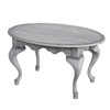 Grace Oval Gray 4 Legs Coffee Table